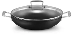 Le Creuset Hapjespan - Sauteuse - met Glazen Deksel Essential Non-Stick Ceramic - ø 30 cm / 3.7 liter - keramische anti-aanbaklaag