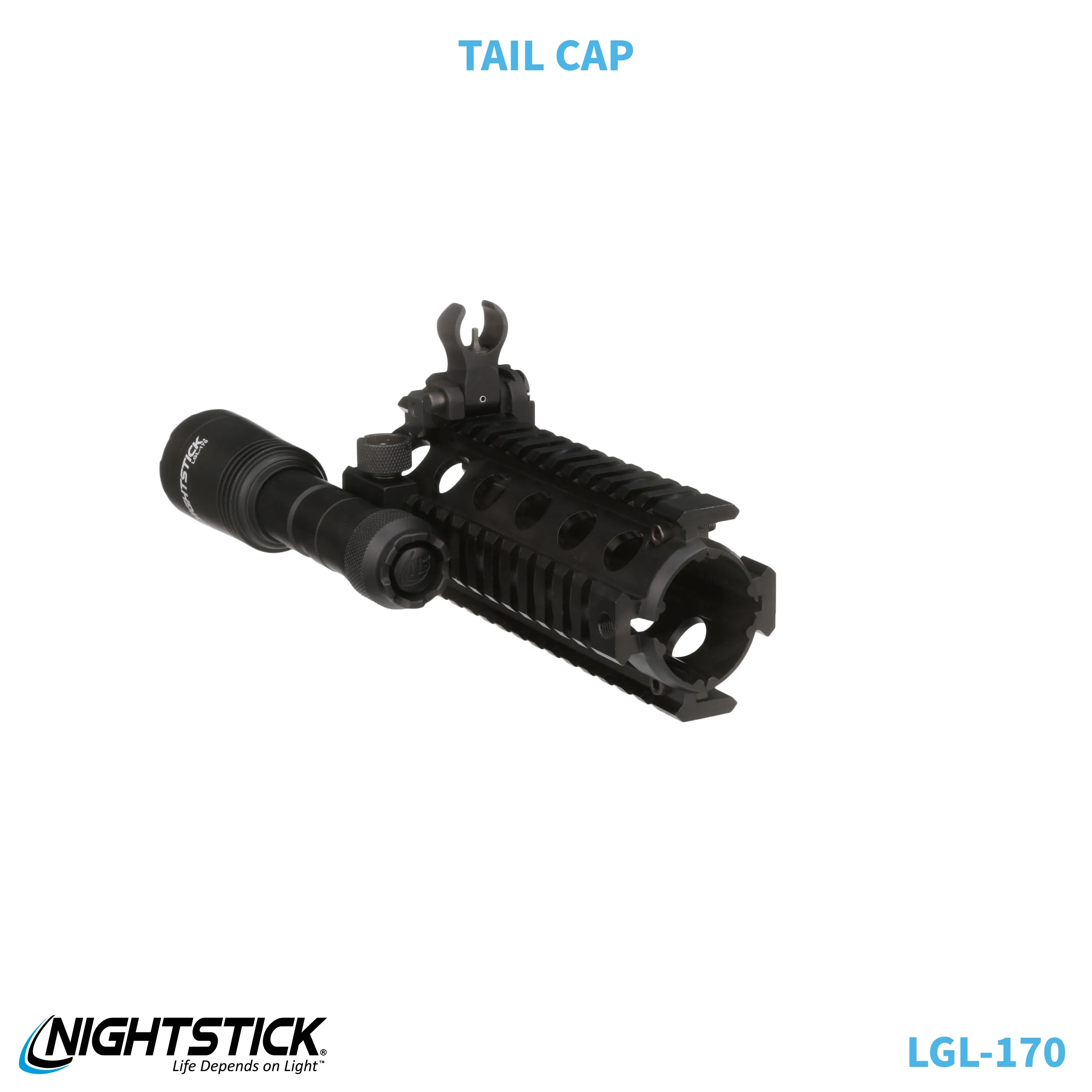 LGL-170: Rechargeable Full-Size Long Gun Light Kit - (2) 18650