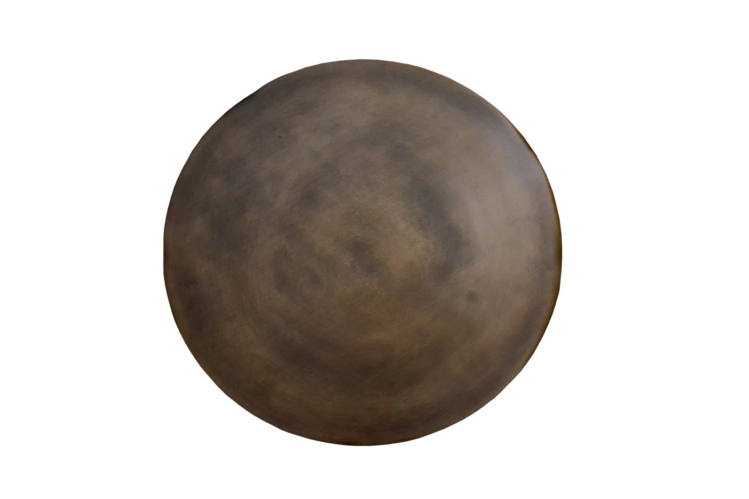 Luna Hand-Crafted Antique Brass Side Table