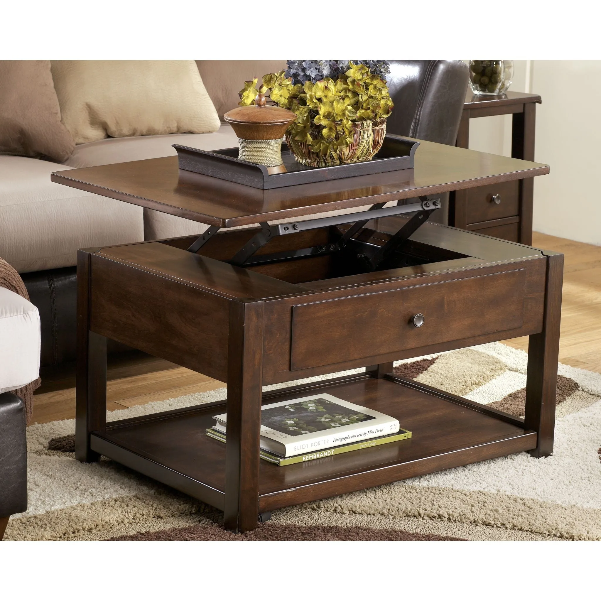 Marion Coffee Table - Dark Brown
