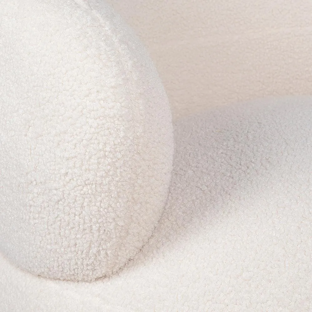 Marshmallow Dew Cotton Sofa- Iron