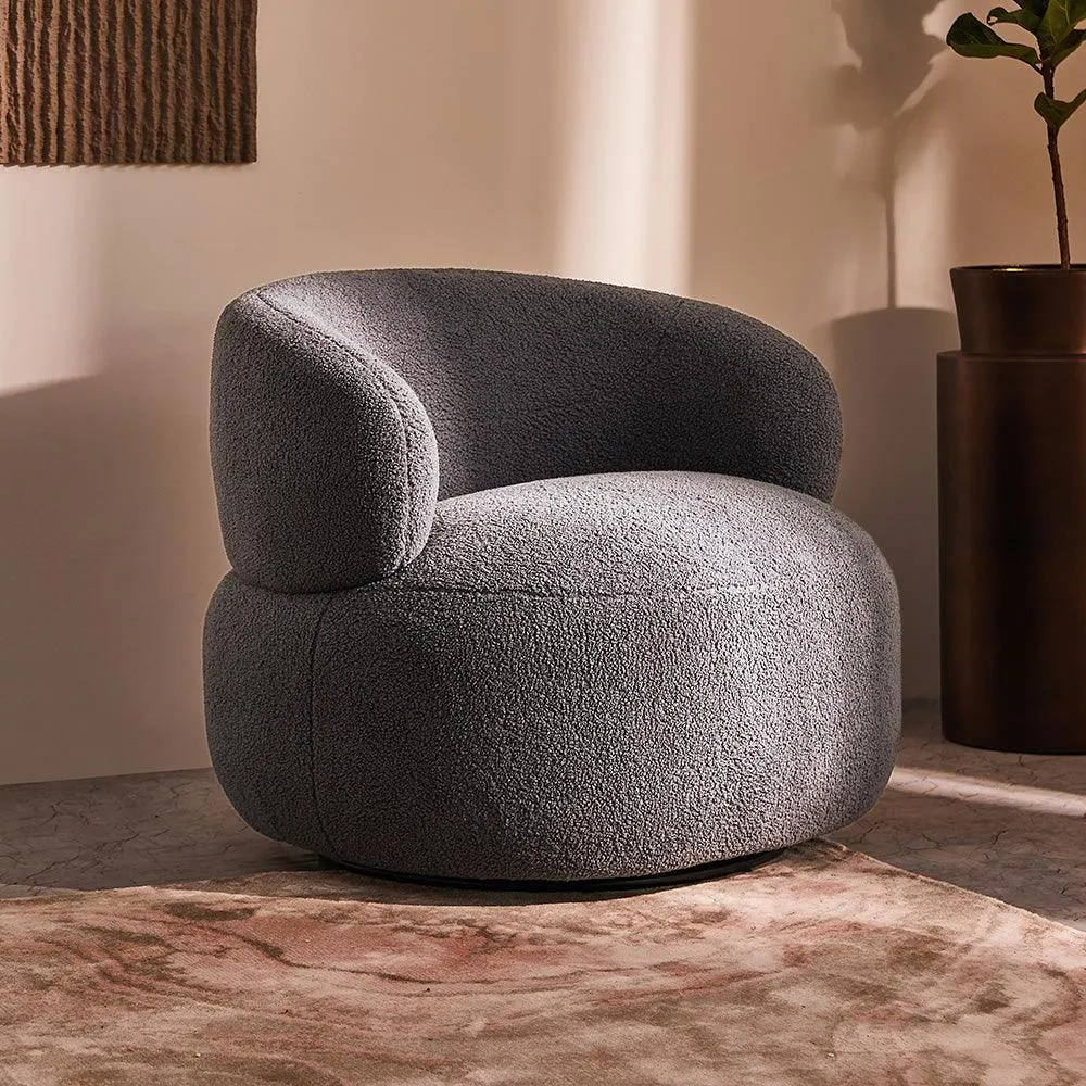 Marshmallow Dew Cotton Sofa- Iron