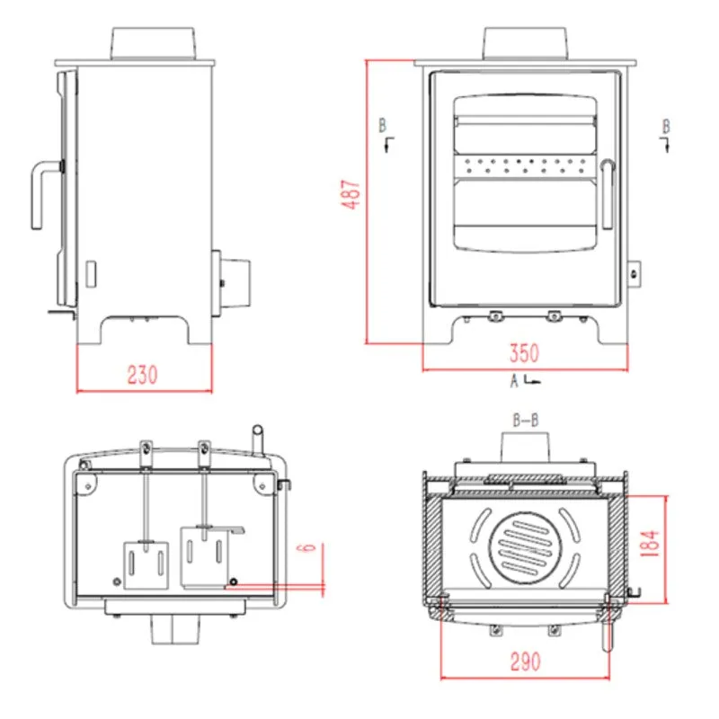 Mi-Fires Solway Small Multi Fuel 4.1kW