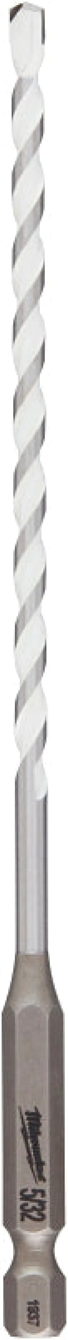 Milwaukee SHOCKWAVE 48-20-8882 Drill Bit, 5/32 in Dia, 6 in OAL, Multi-Material, Twist Flute, 1/4 in Dia Shank :CD: QUANTITY: 3
