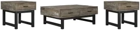 Mondoro 3-Piece Occasional Table Set