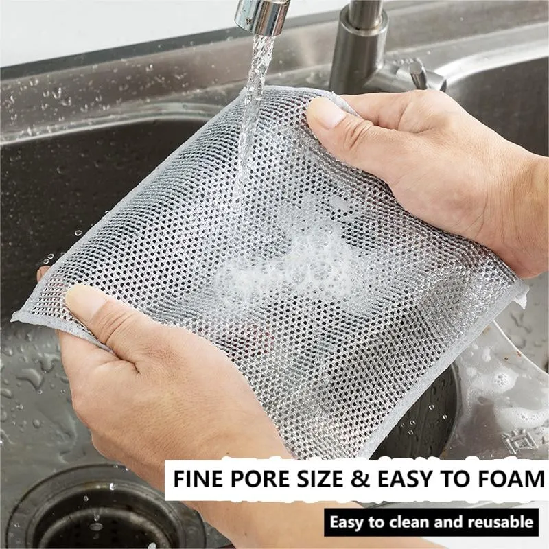 Multipurpose Wire Dishwasher Cloths For Wet and Dry Use