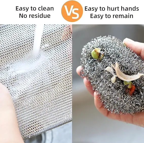 Multipurpose Wire Dishwasher Cloths For Wet and Dry Use