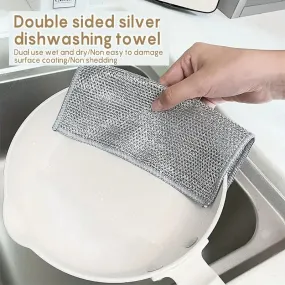 Multipurpose Wire Dishwasher Cloths For Wet and Dry Use