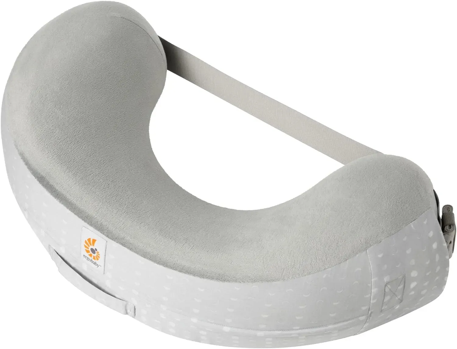 Natural Curve Nursing Pillow - Moonlight Grey