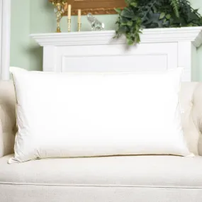 Natural Nights Classic Down Feather Pillow King Size - Soft (28oz)