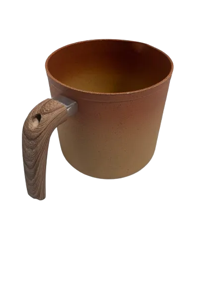 NEWARE Terracotta BIGGER size 12 Piece Cooking Set with Milk Cup/ Batería mas GRANDE de 12 piezas de Terracotta con POCILLO