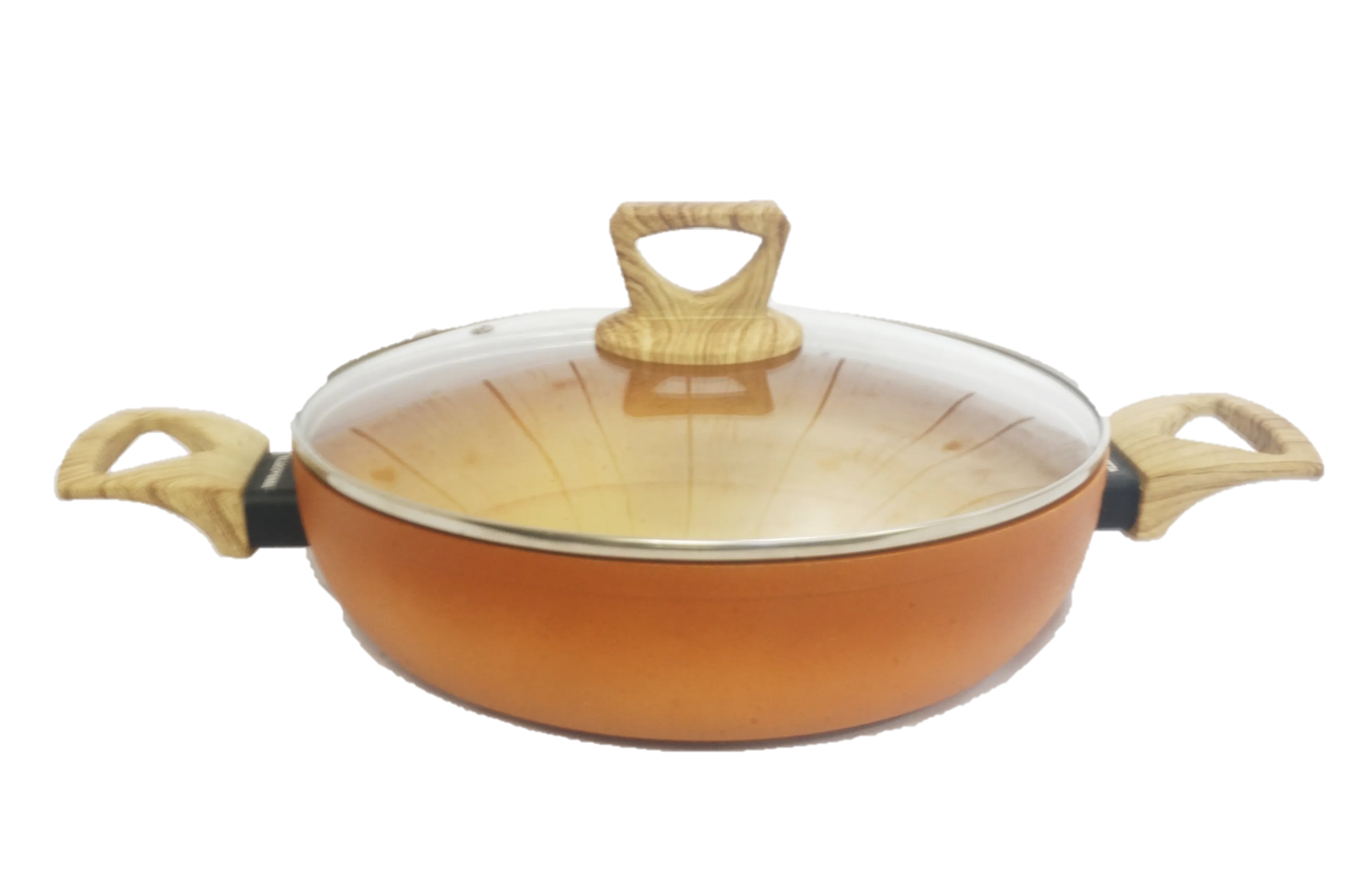 NEWARE Terracotta BIGGER size 12 Piece Cooking Set with Milk Cup/ Batería mas GRANDE de 12 piezas de Terracotta con POCILLO