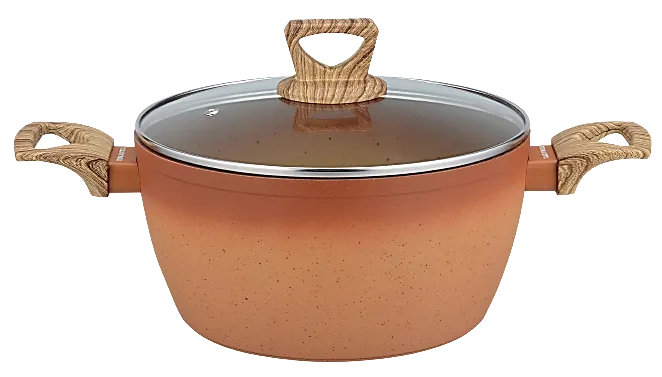 NEWARE Terracotta BIGGER size 12 Piece Cooking Set with Milk Cup/ Batería mas GRANDE de 12 piezas de Terracotta con POCILLO