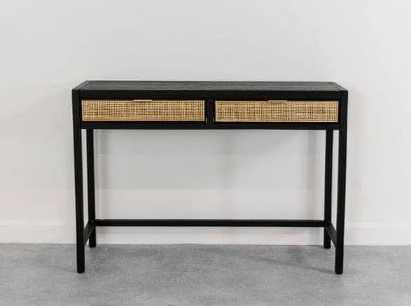 Newport Wicker Console Table