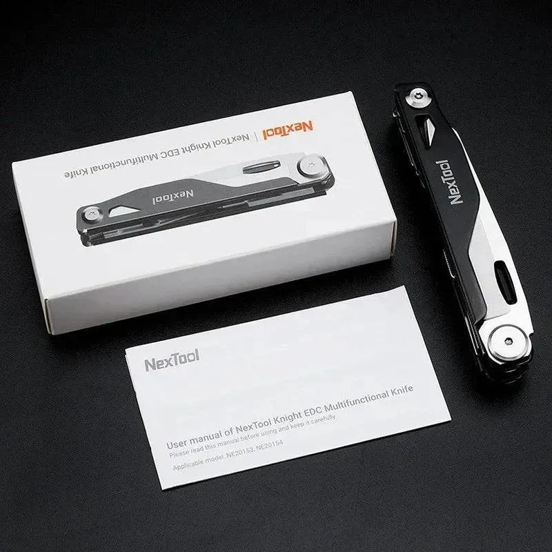 NexTool 12-in-1 Multi-tool Folding Knife Outdoor Pocket Knife Survival Kit Scissors Hand Tools Screwdriver EDC Equipment