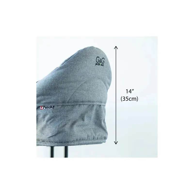 Perch Counter Clip on Chair - Salt & Pepper
