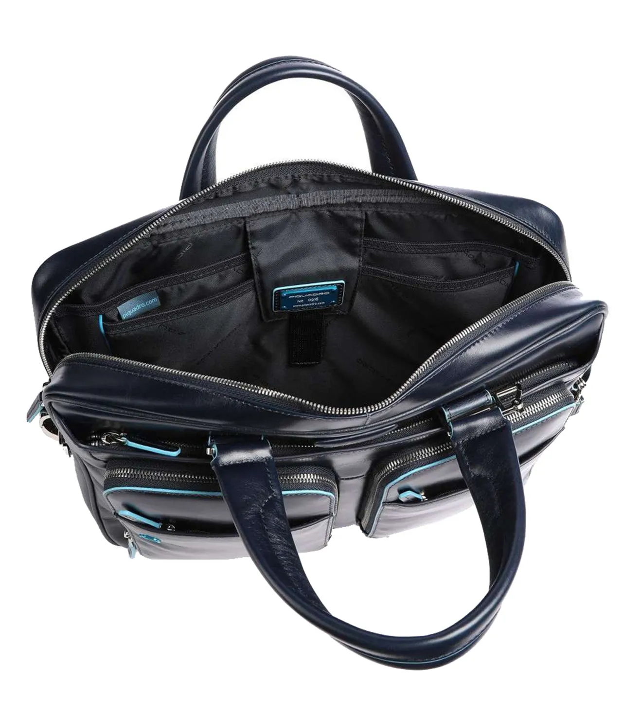 Piquadro Blue Square Unisex Laptop Briefcase