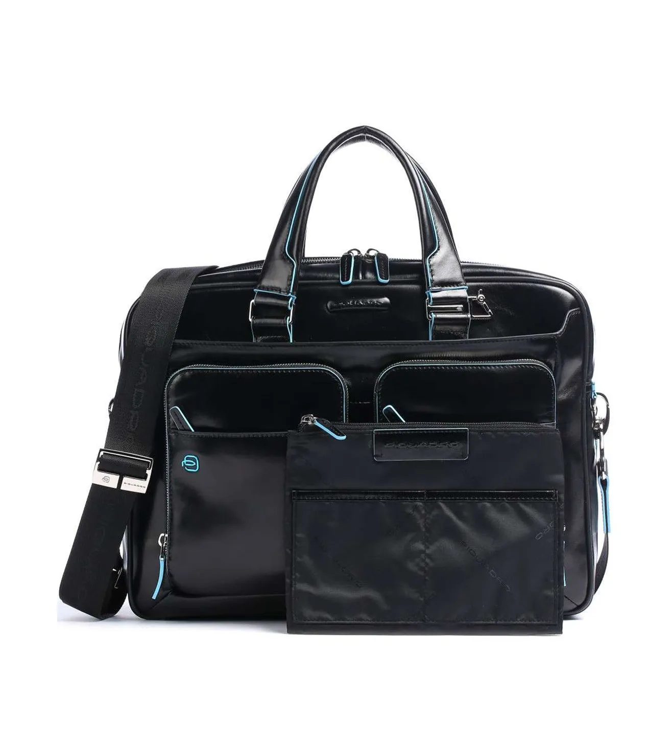 Piquadro Blue Square Unisex Laptop Briefcase