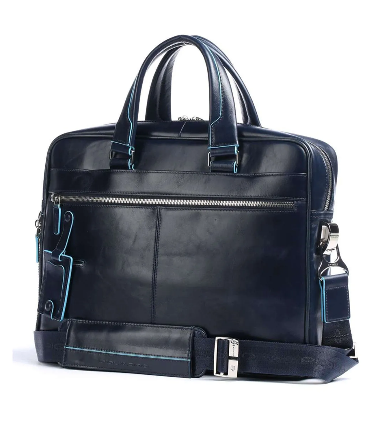 Piquadro Blue Square Unisex Laptop Briefcase