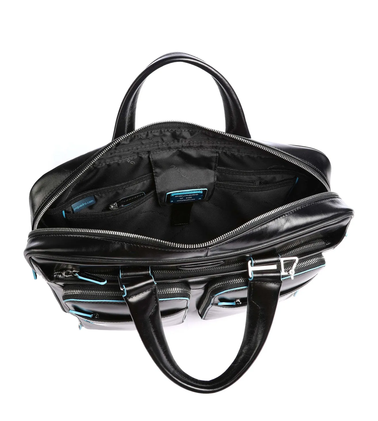 Piquadro Blue Square Unisex Laptop Briefcase