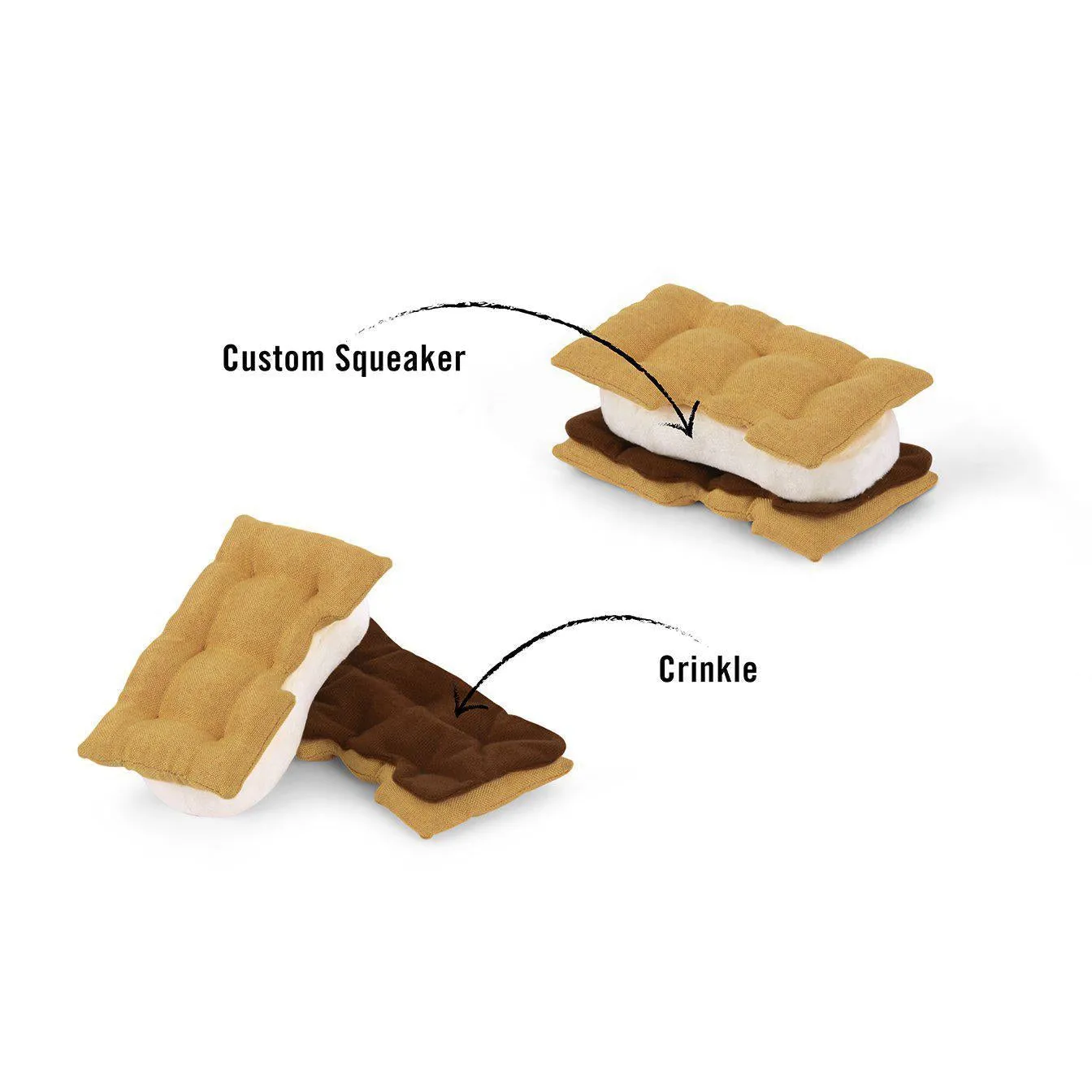 P.L.A.Y - Camp Corbin - Gimmie S'more Dog Toy