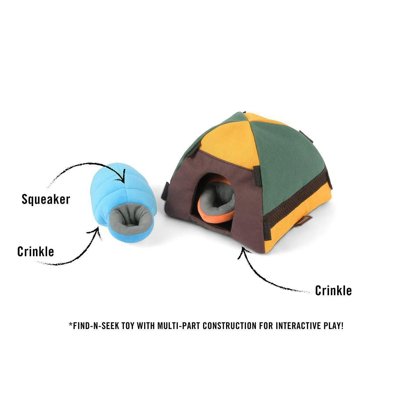P.L.A.Y - Camp Corbin - Trailblazing Tent Dog Toy