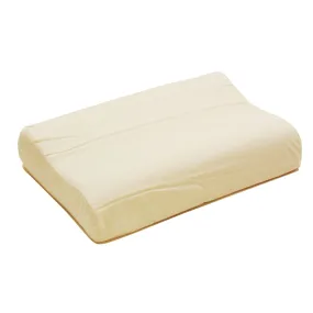 Premium Brazilian Natural Latex Contour Cervical Pillow with 100% Percale Cotton Cover