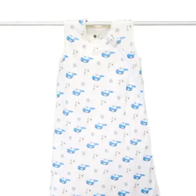 Printed Sleep Bag in Ocean