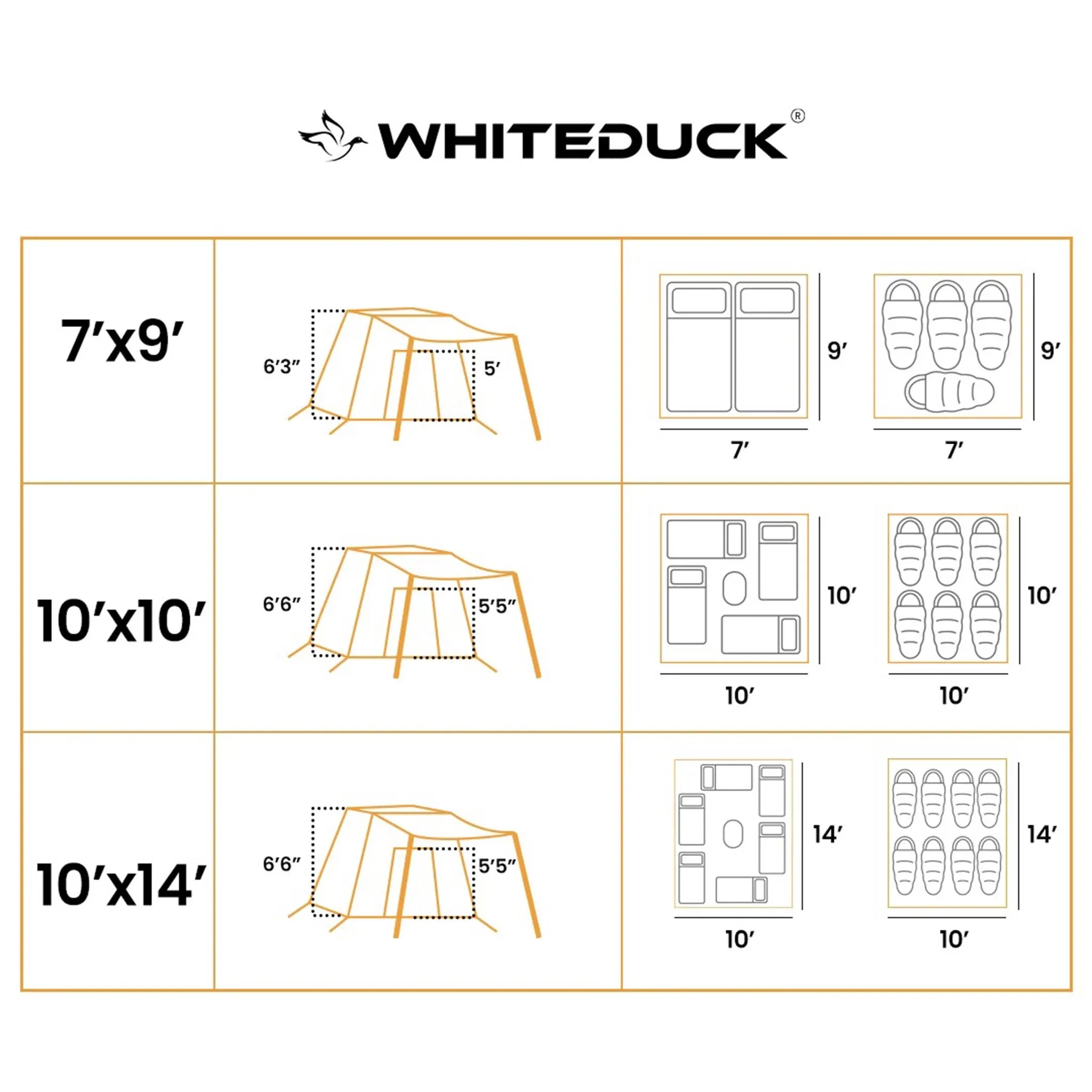 Prota Canvas Tent Deluxe 10'x10'
