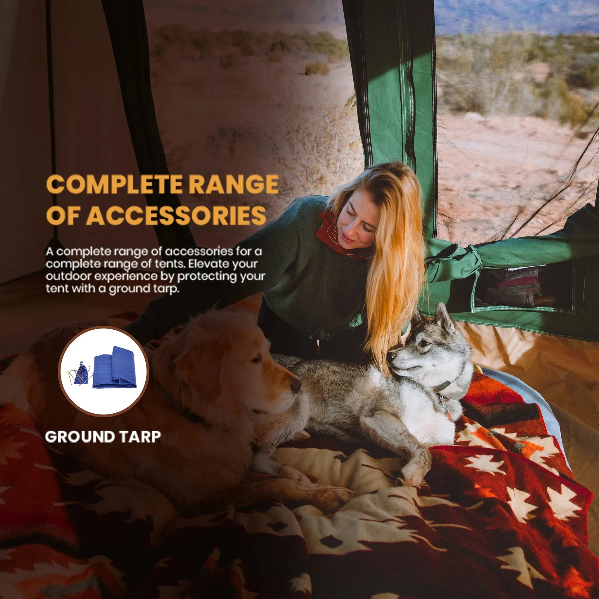 Prota Canvas Tent Deluxe 10'x10'