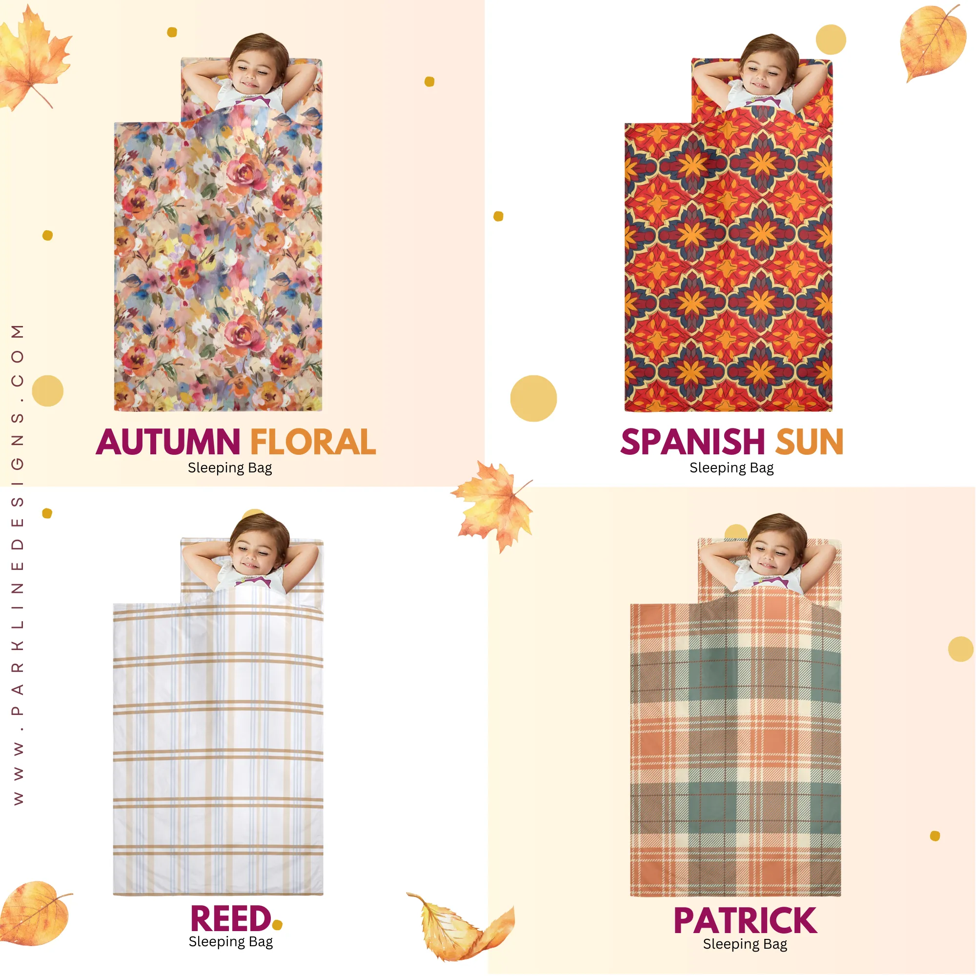 Pumpkin Patch 2 Kids' Long Sleeping Bag | Lightweight and Durable Sleeping Bag for Kids | Perfect Autumn Gifts