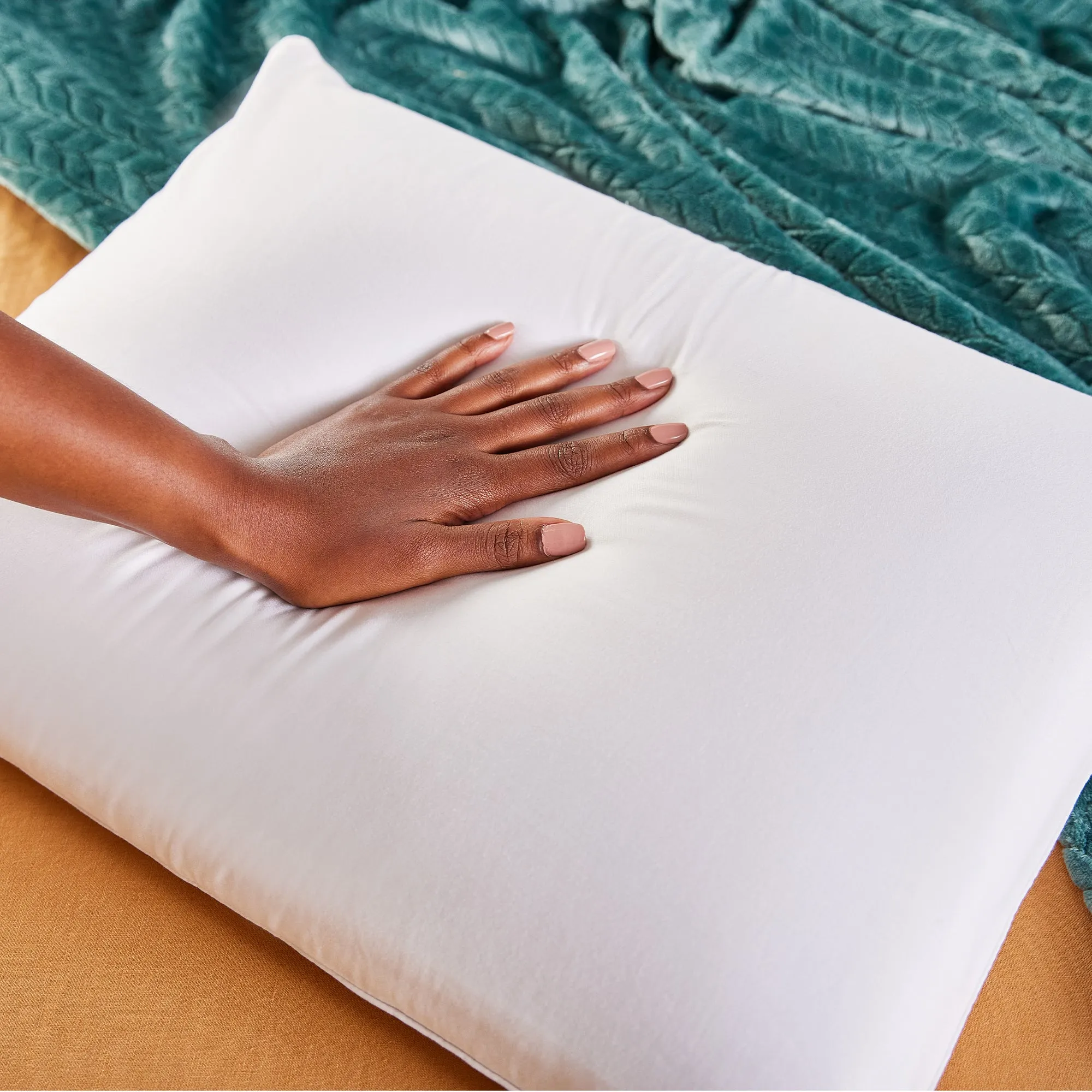 Reversible Cooling Gel Memory Foam   Memory Foam Pillow with Hypoallergenic Cover