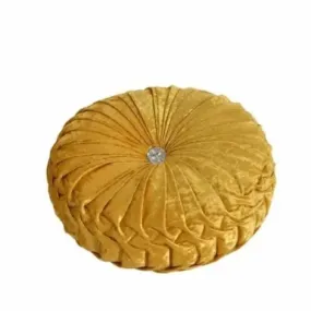 Round Woven Edge Throw Pillow