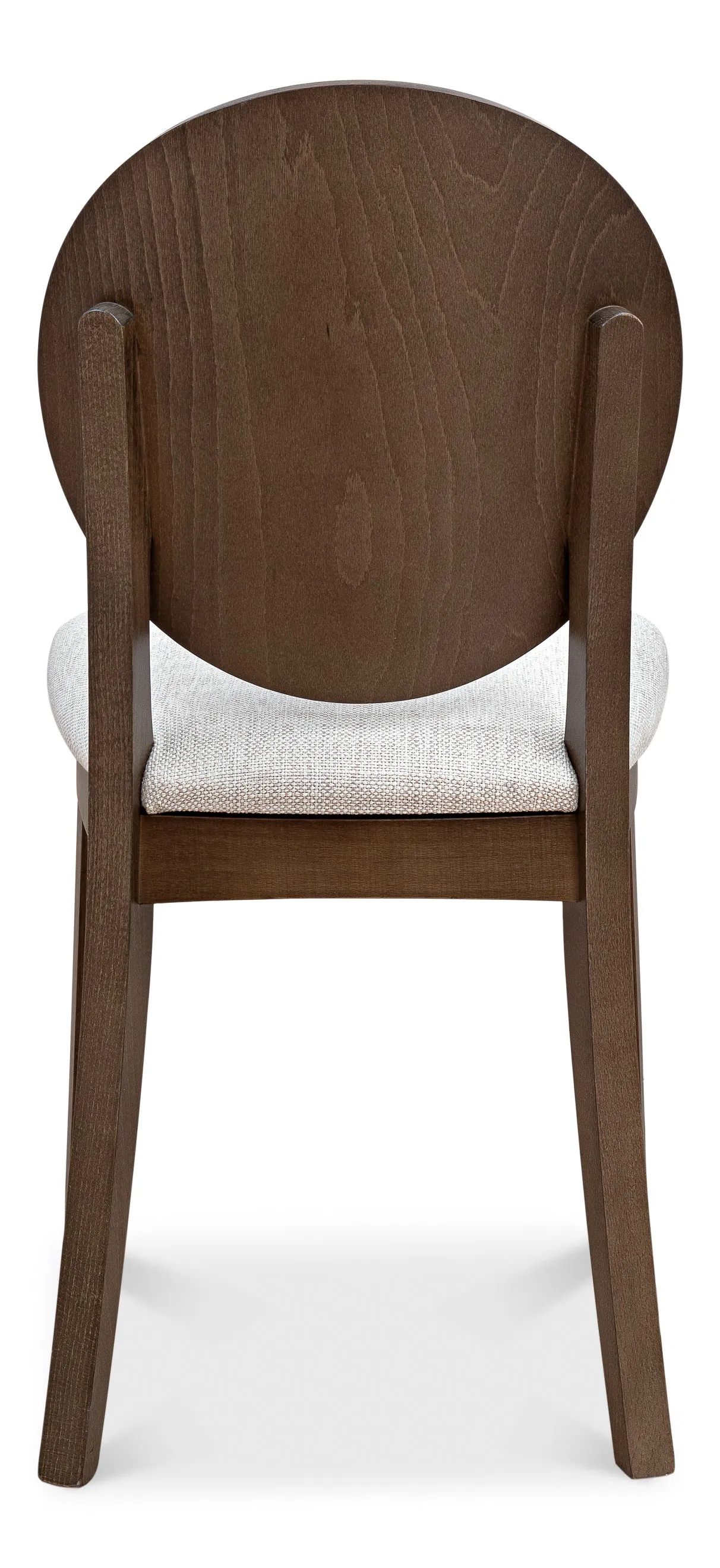 Sarreid - Round Back Side Chair  Driftwood Oatmeal - Brown - Contemporary - set of 2