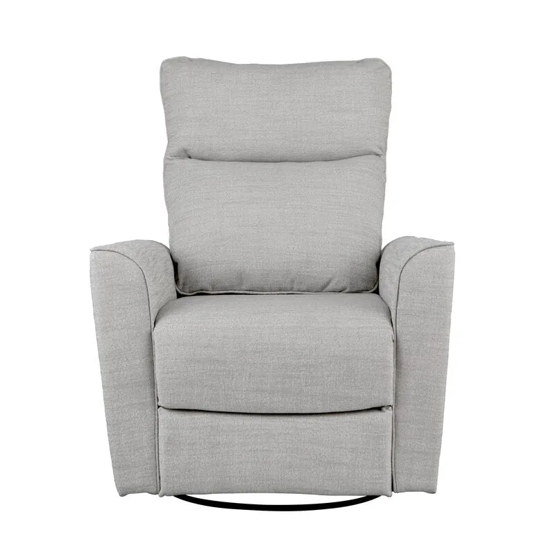 Savannah Swivel Glider Recliner Chair - Pebble
