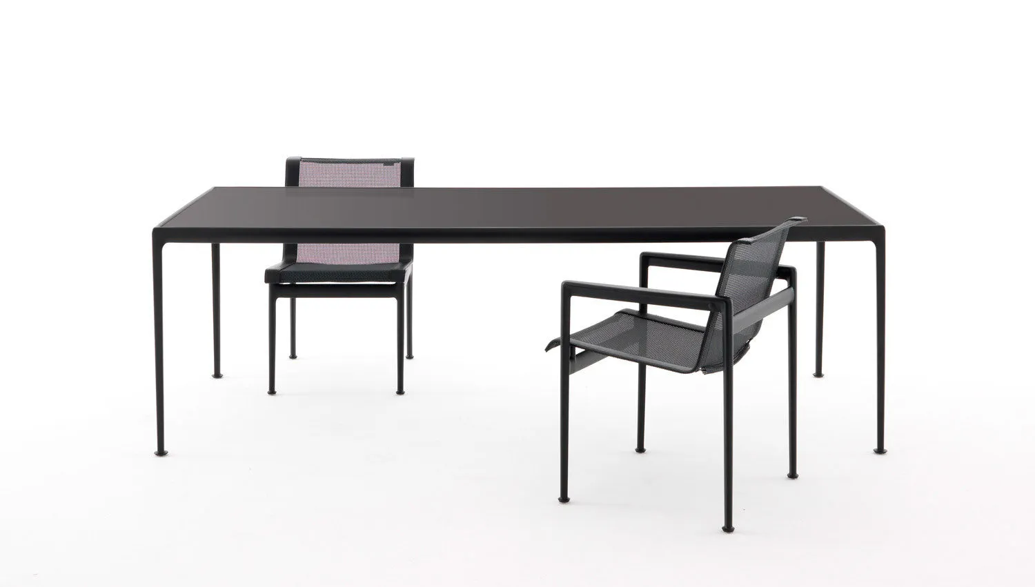 Schultz 1966 Dining Chair with Arms Outdoor