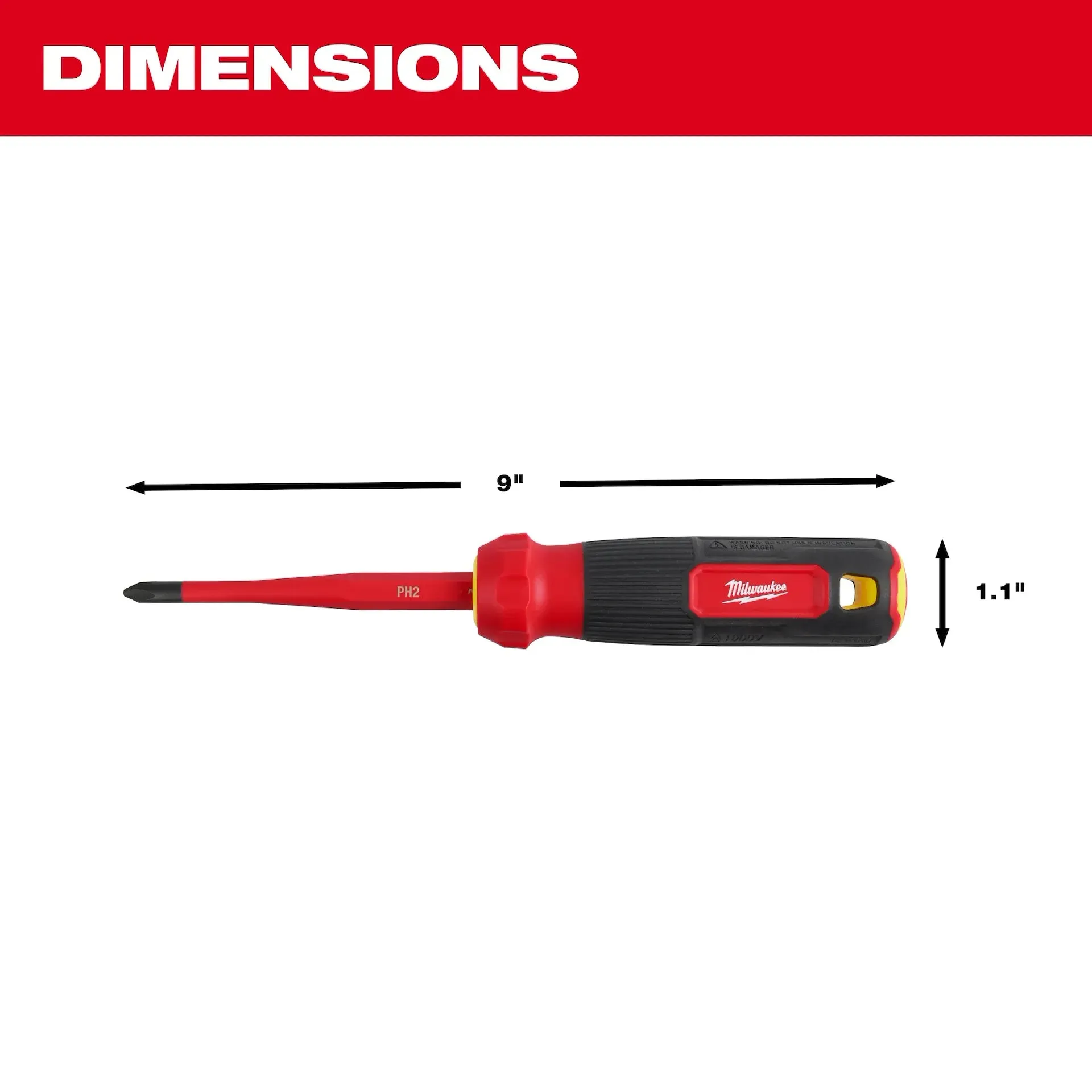 Screwdriver - Milwaukee 8-in-1 1000V Insulated Slim Tip Multi-Bit Screwdriver, 48-22-2218