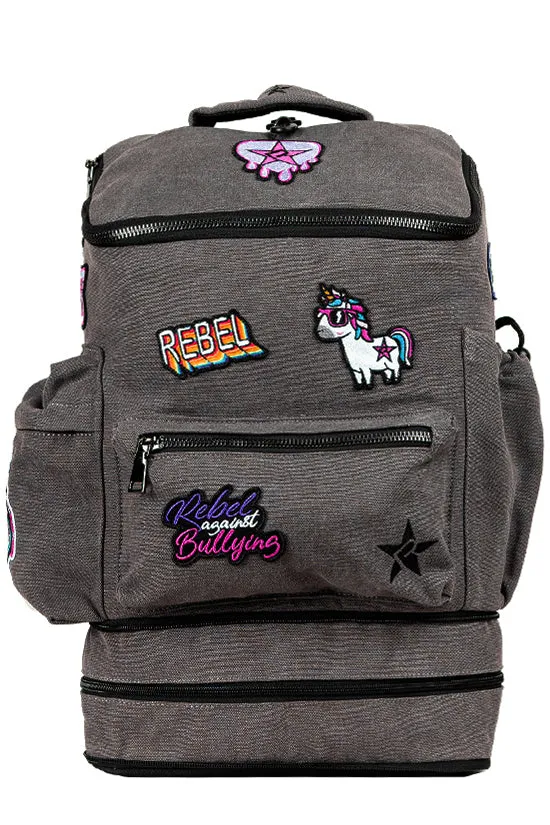 Smoke Rebel Hero Plus Backpack with Patches