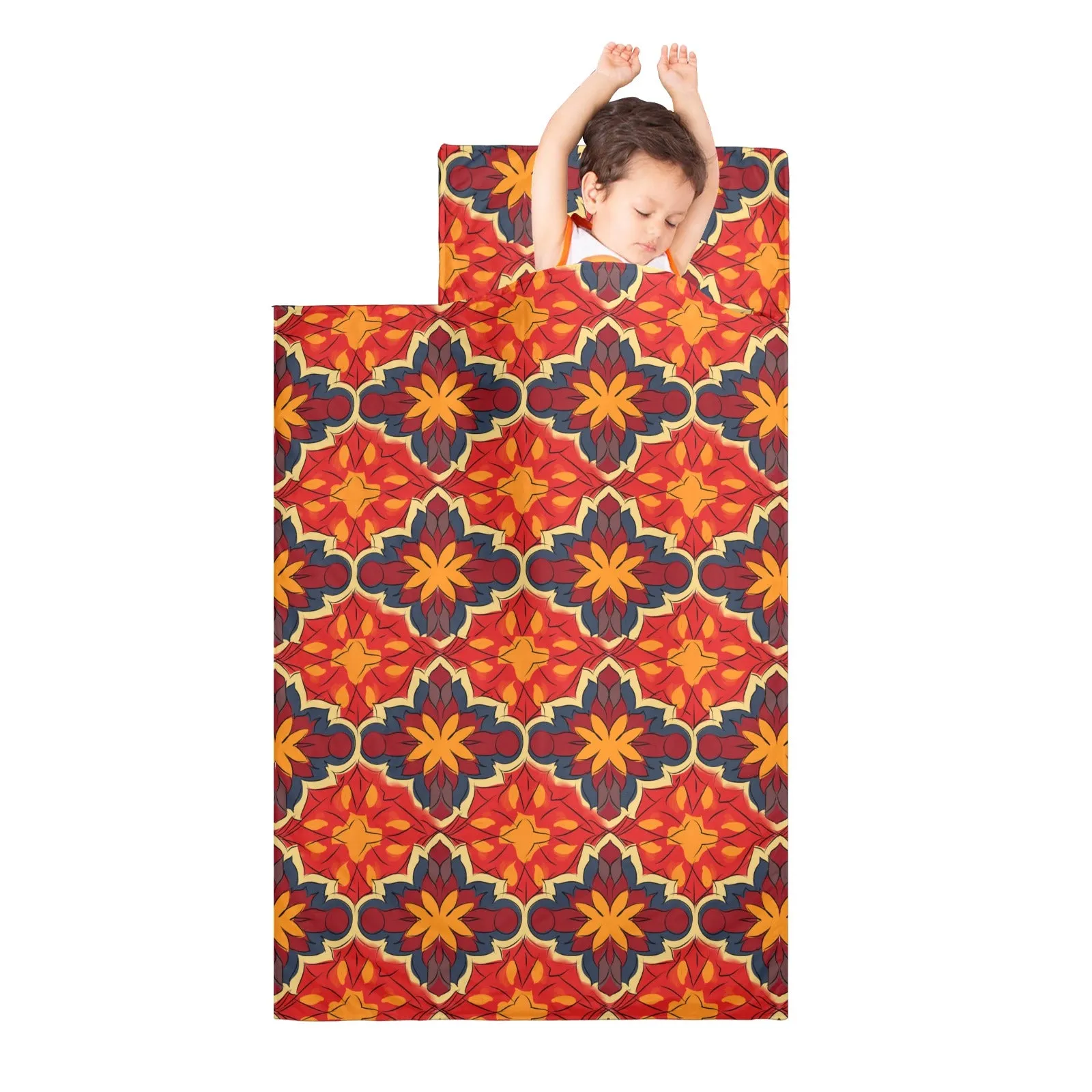 Spanish Sun Kids' Long Sleeping Bag | Lightweight and Durable Sleeping Bag for Kids | Perfect Autumn Gifts