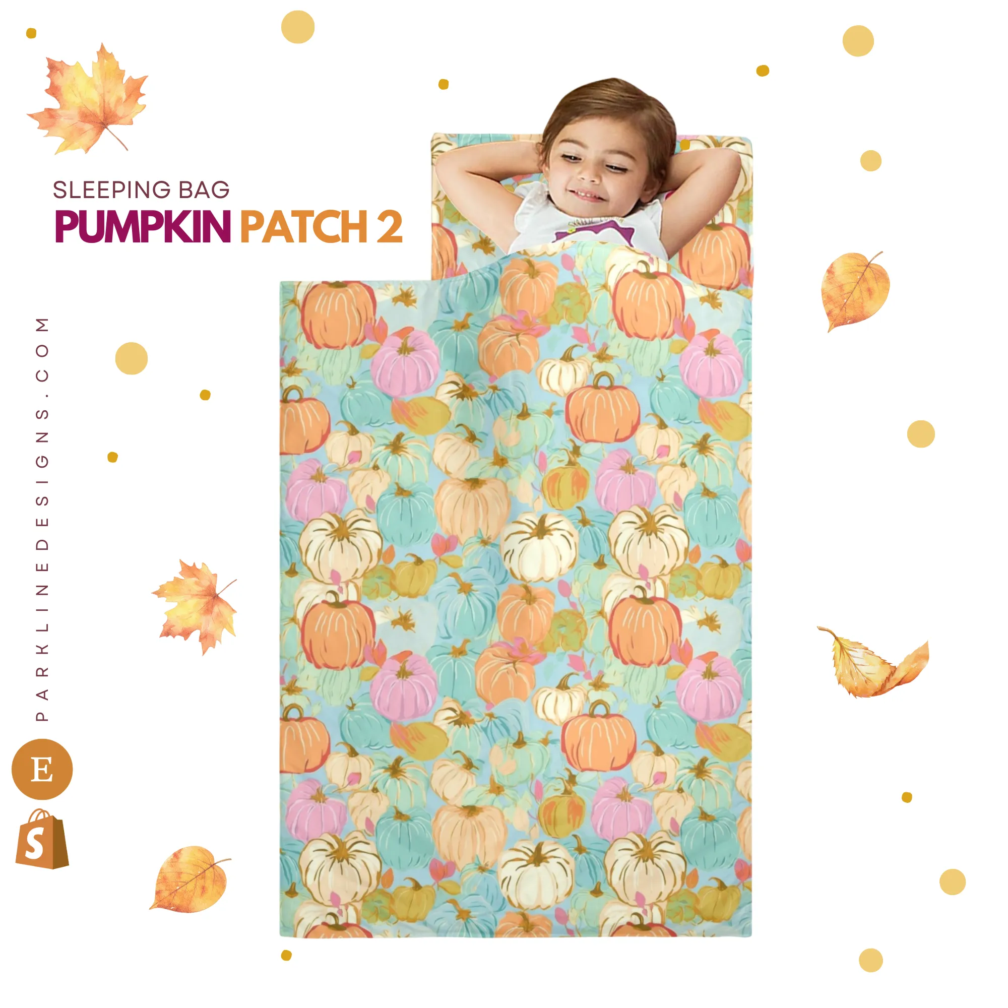 Spanish Sun Kids' Long Sleeping Bag | Lightweight and Durable Sleeping Bag for Kids | Perfect Autumn Gifts