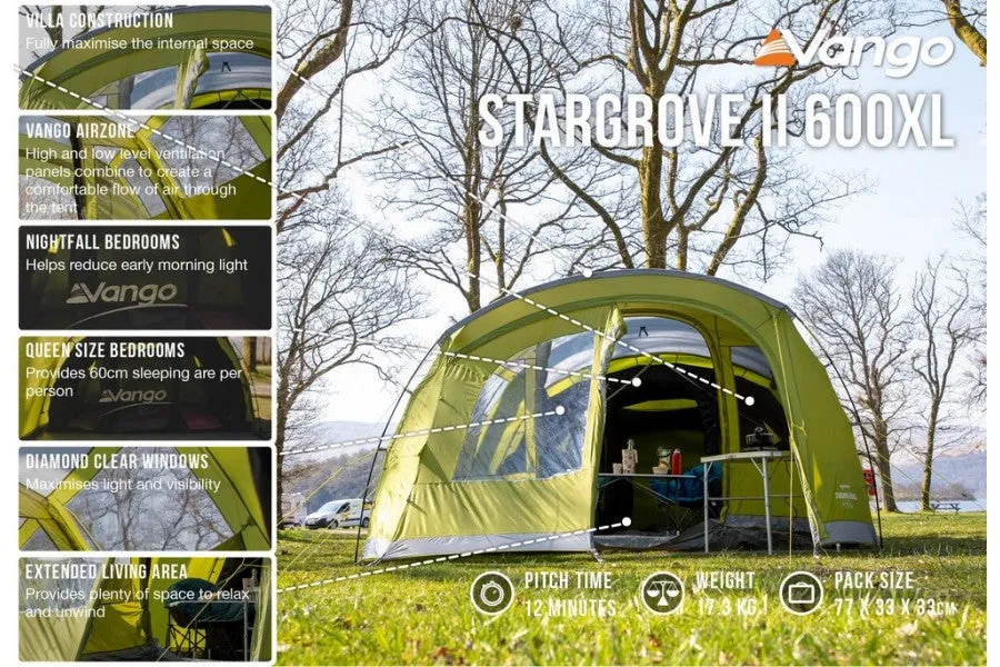 Vango Stargrove II 600 XL Poled Tent