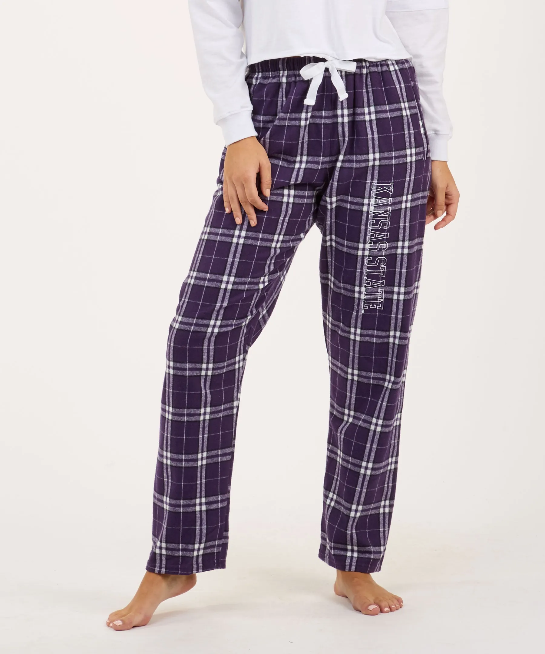 Women's Kansas State University Haley Flannel Pant