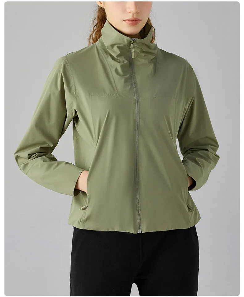 Women's Lightweight Windproof Waterproof Hiking Jacket
